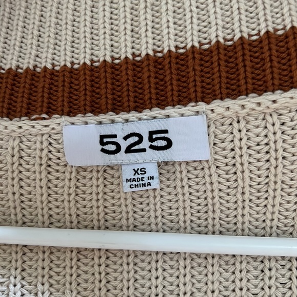 525 Varsity V Neck Cardigan - Picture 9 of 11